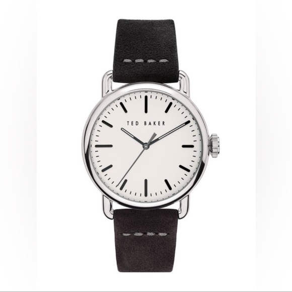 *NEW* Mens Ted Baker Tomcooa suede Strap Watch - Picture 2 of 3